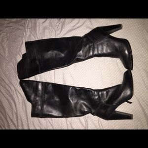 French connect cai boot leather black size 9